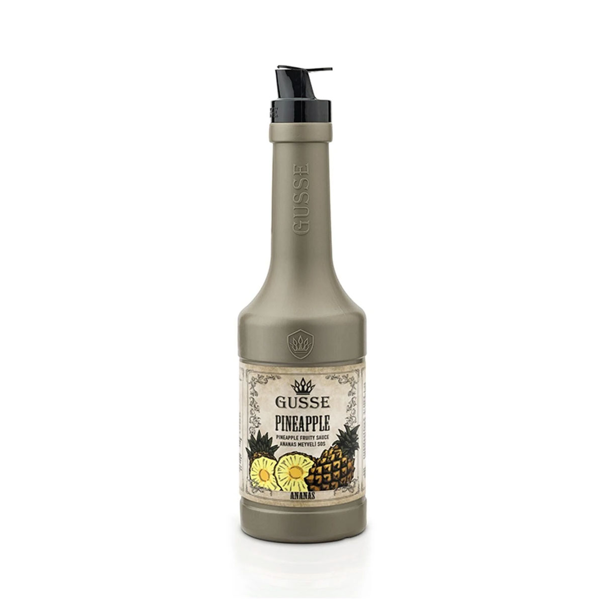 gusse-Ananas-Aromalı-Meyve-Sosu-1.1-Kg- Ananas Aromalı Meyve Sosu - Görsel 1