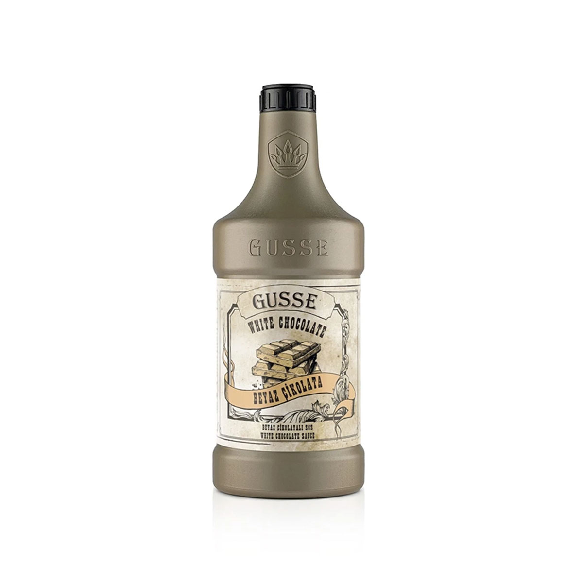 gusse-Beyaz-Çikolata-Aromalı-Profesyonel-Sos-2.5-Kg- Beyaz Çikolata Aromalı Bar Sos - Görsel 1