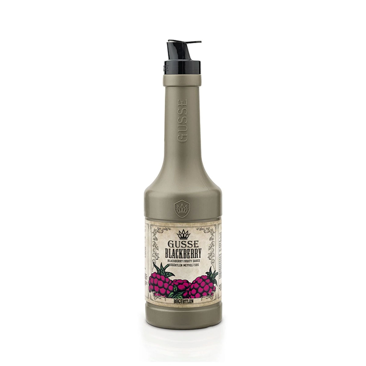 gusse-Böğürtlen Frozen Ve Meyve Püresi 1.1 Kg Böğürtlen Aromalı Meyve Sosu - Görsel 1
