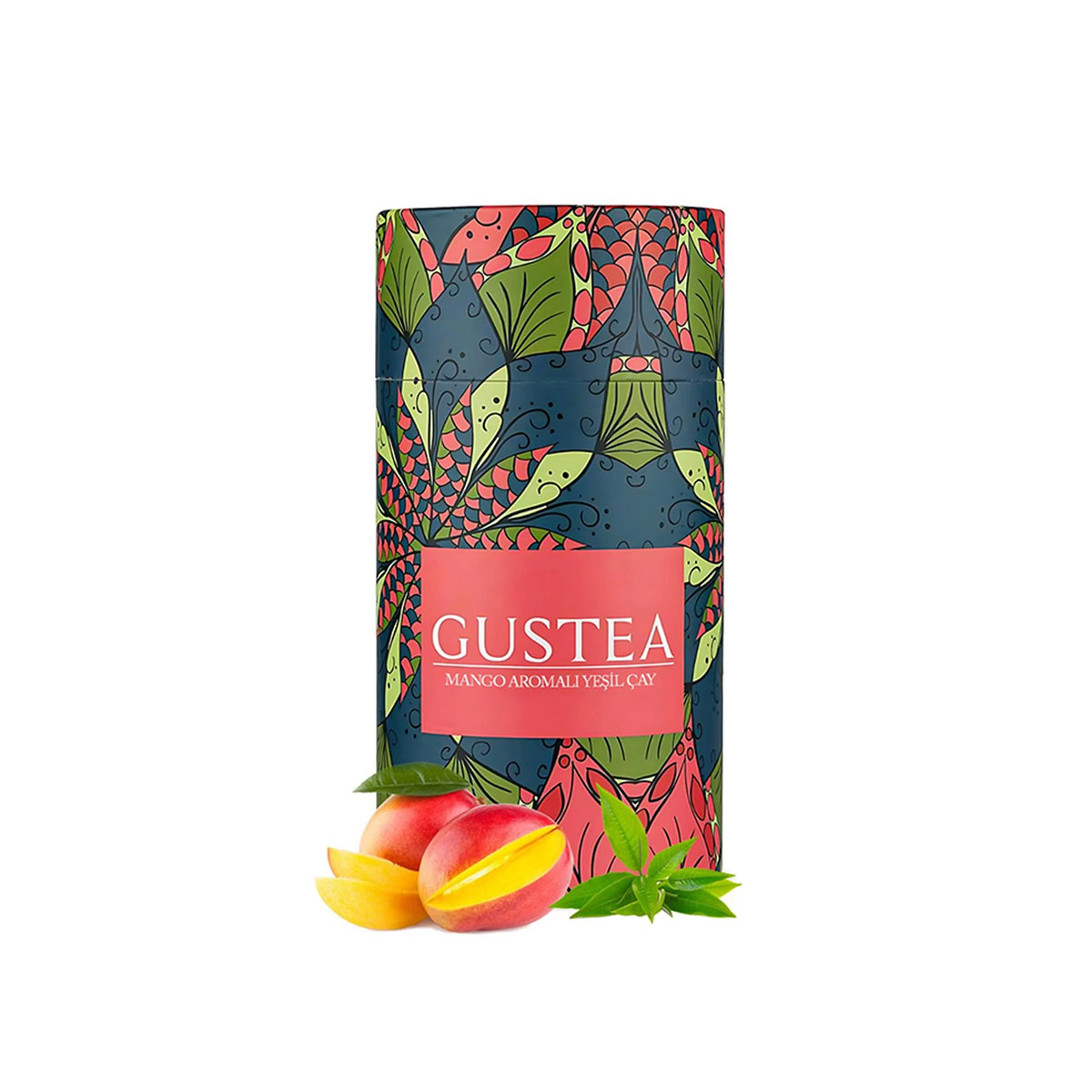gusse-MANGO-AROMALI-YEŞİL-ÇAY-250-GR- Gustea Mango Aromalı Yeşil Çay - Görsel 1