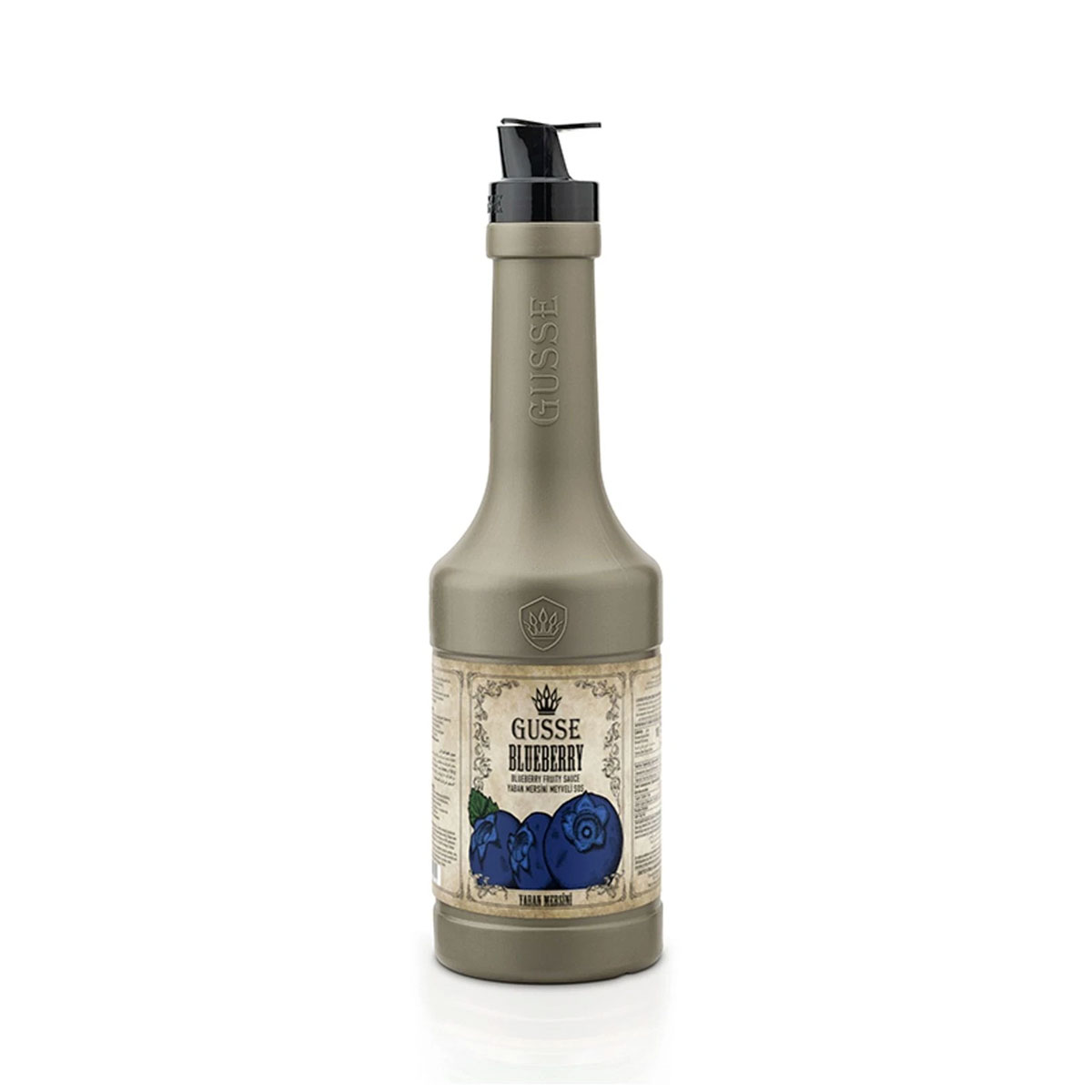 gusse-Yaban-Mersini-Meyve-Püresi-1100-gr- Yaban Mersini Aromalı Meyve Sosu - Görsel 1